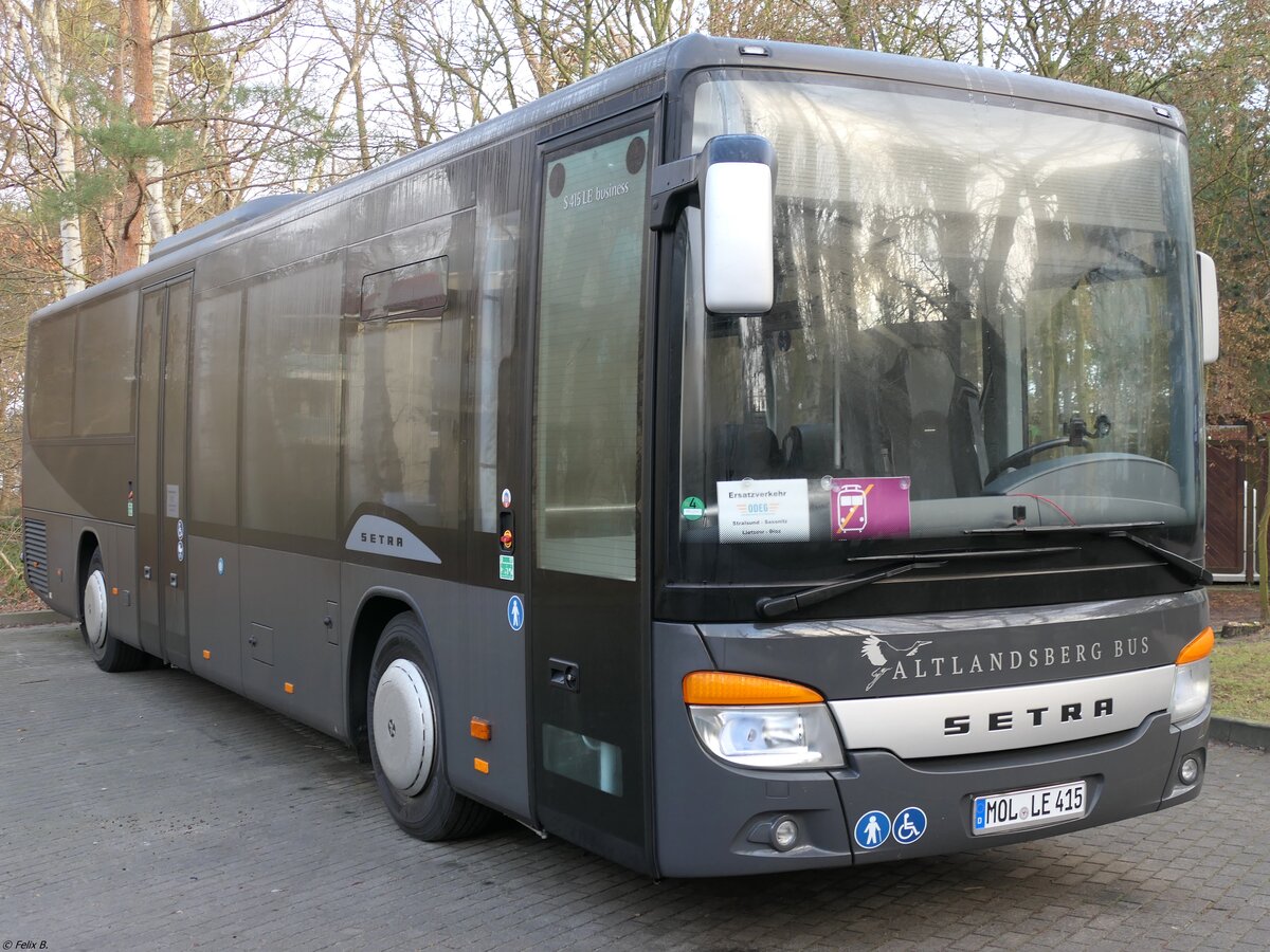 Setra 415 LE Business von Altlandsberg Bus aus Deutschland in Binz.