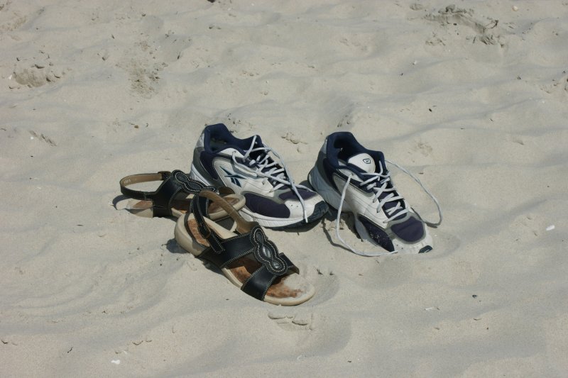Sand in die Schuhe bekommen, das bedeutet in Florida dass man wieder zurck kommt. Dasselbe gilt auch fr Rgen.
(Juni 2009)