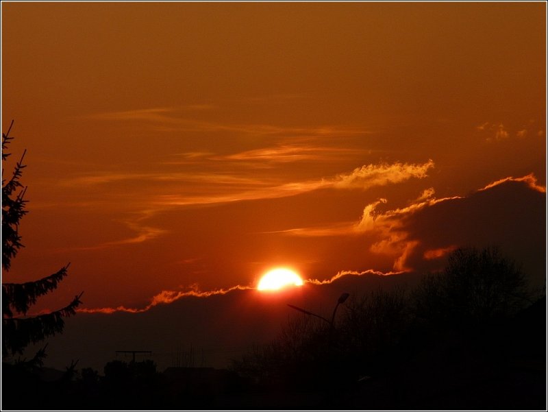 Sonnenuntergang am 02.03.09. (Jeanny)