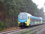 Abellio Westfalenbahn Triebzug ET 415 Bernte, Emsbren 17-08-2018.