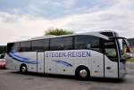 Mercedes Benz Tourismo von Steger Reisen aus sterreich am 27.Juli 2014 in Krems gesehen.