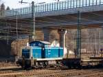   Die 295 088-9 (98 80 3295 088-9 D-RPRS) der Railsystems RP GmbH, ex DB 295 088-9, ex DB 291 088-3, ist am 28.02.2016 in Kreuztal abgestellt.