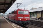 DB: Die 181 213-0 anlsslich der Bahnhofsdurchfahrt Weil am Rhein, aufgenommen am 23.