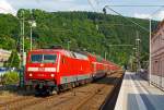 Aufgrund einer Technischen Strung am Zug kam am 02.06.2013 der Umlauf RE 10921 mit 15 Minuten Versptung in den Bahnhof Kirchen/Sieg.