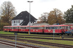 EVB Moorexpress am 30.10.2016 in Bremervörde.