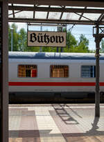Bahnhofs-Impression am 16.05.2022 im Bahnhof Bützow.