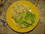 Auch fleischlos glcklich:  Kniddelen  mit grnem Salat. 13.02.2013 (Jeanny) 