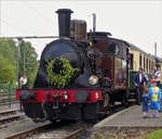 Am ersten Betriebstag der Museumsbahn  Train 1900  ist die Lok N 5 nach der HU wieder einsatzbereit.