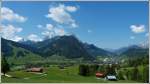 Blick nach Gstaad aus dem Goldenpass.