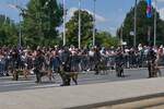 Eine Hundestaffel der Luxemburgischen Polizei, war bei der Militärparade in Luxemburgstadt dabei.