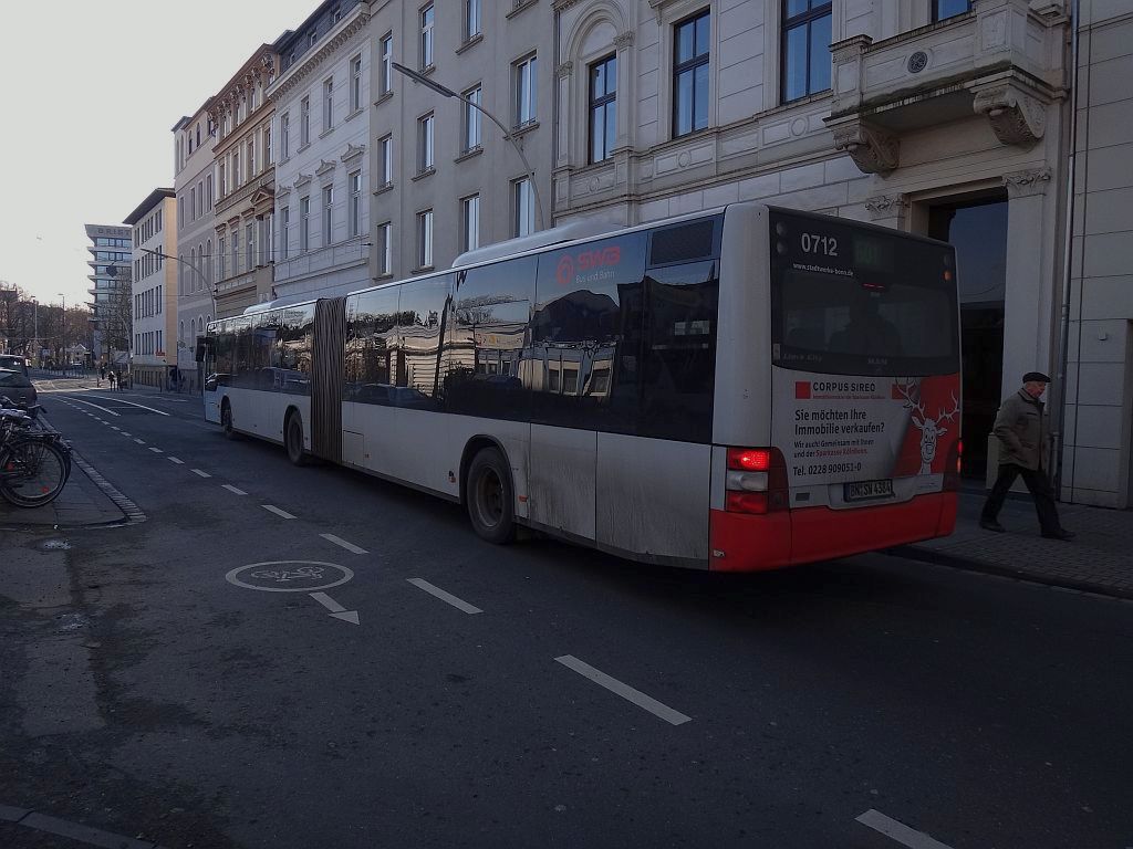 0712 auf Linie 601 an der Poppelsdorfer Allee