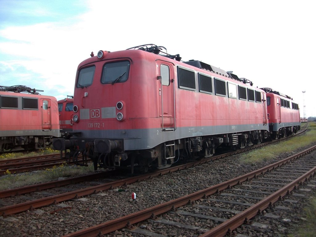 139 172-1 ex.Bh N�rnberg am 13.November 2010 z-gestellt in Rostock Seehafen.