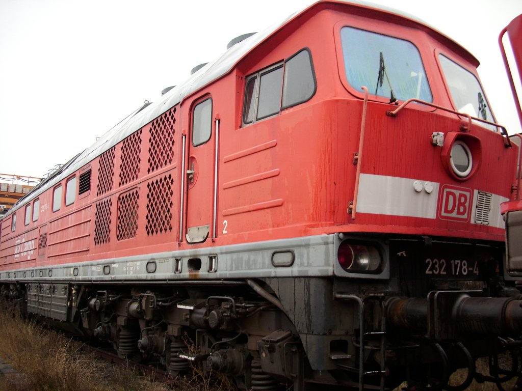 232 178-4 ex.Bh Halle G. am 24.Januar 2009 in Mukran West.