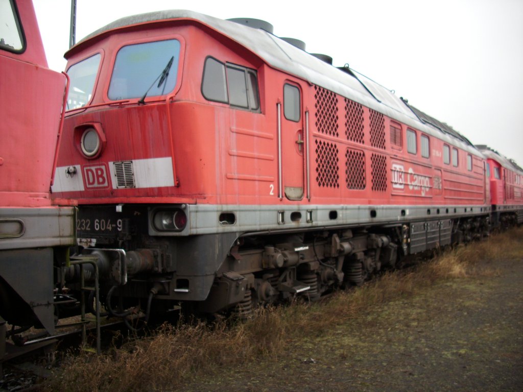 232 604-9 ex.Bh Halle G. am 24.Januar 2009 in Mukran West.Zur Verschrottung am 23.Mrz 2010 abgefahren.