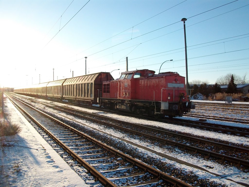 298 318 rangierte am 27.Januar 2011 zu der Zeit als die Sonne etwas ung�nstig in Bergen/R�gen stand.