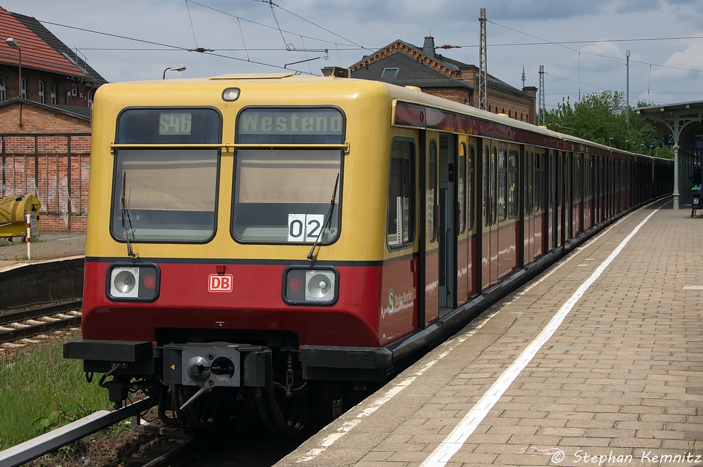 485 093-9 S-Bahn Berlin als S46 (S 46074) von K�nigs Wusterhausen nach Berlin Westend in K�nigs Wusterhausen. 14.05.2013