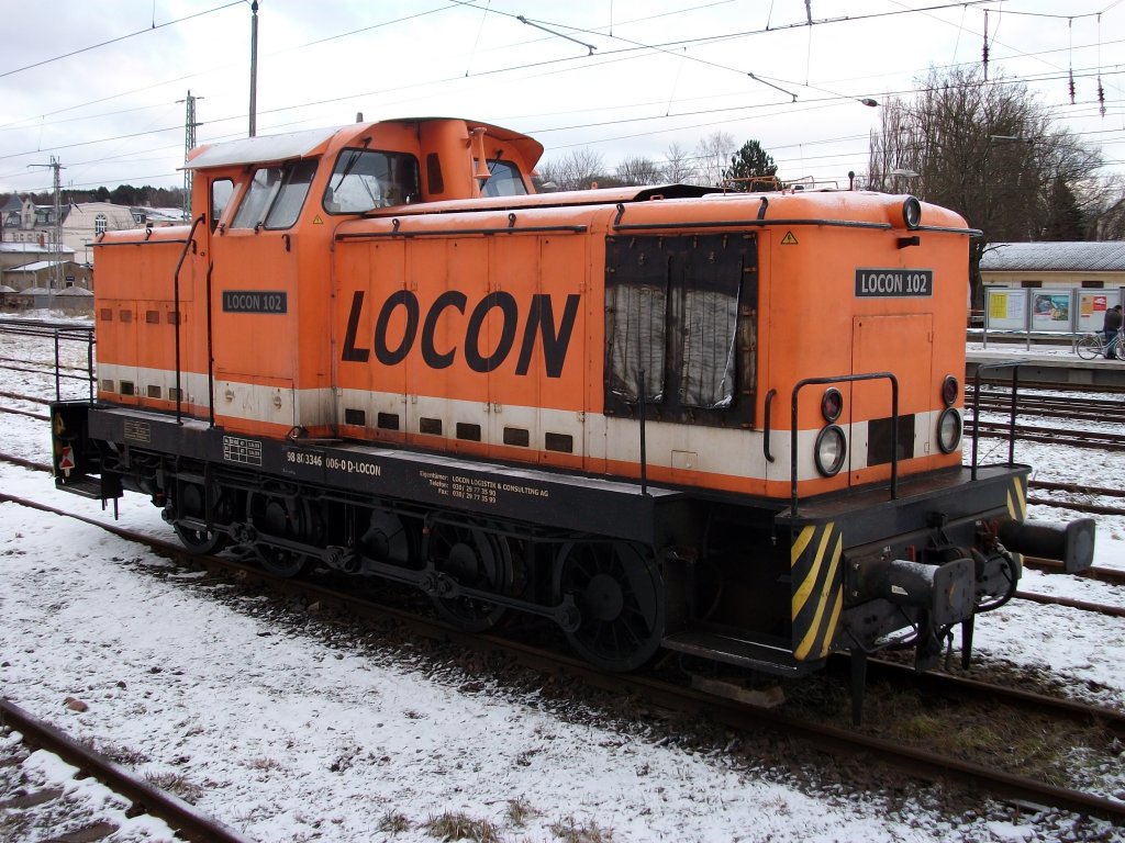LOCON-102 machte sich am 12.Dezember 2010 einen Fetten in Bergen/R�gen.