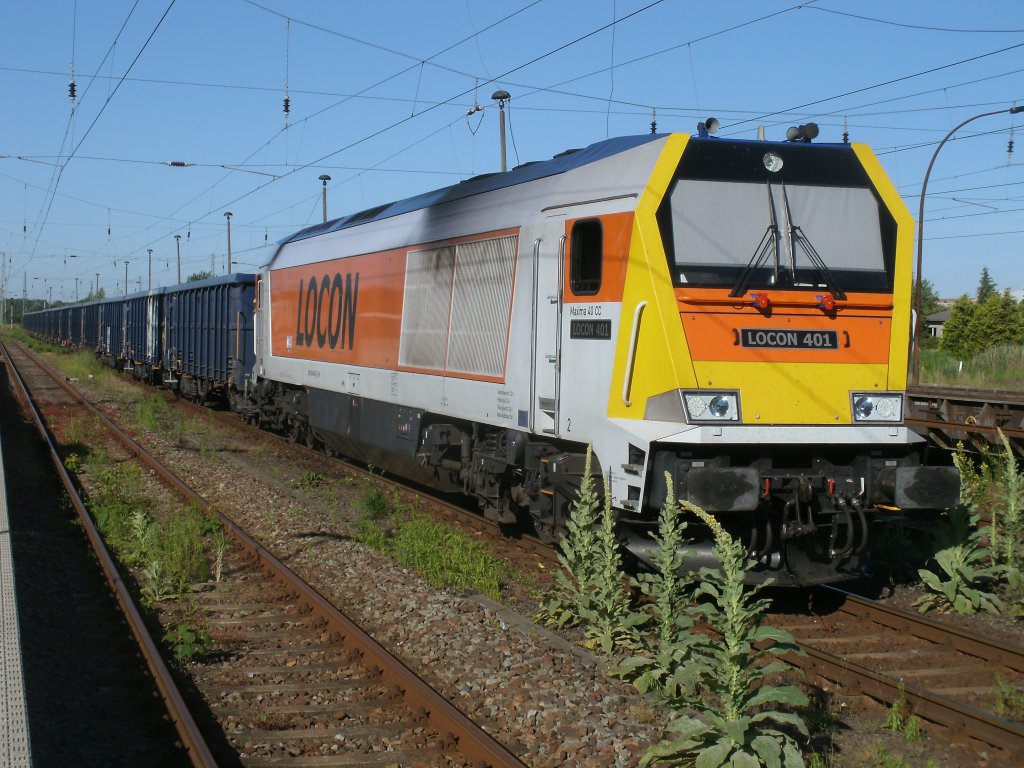 LOCON`s Maxima stand in der Morgensonne,am 28.Juni 2011,in Bergen/R�gen.