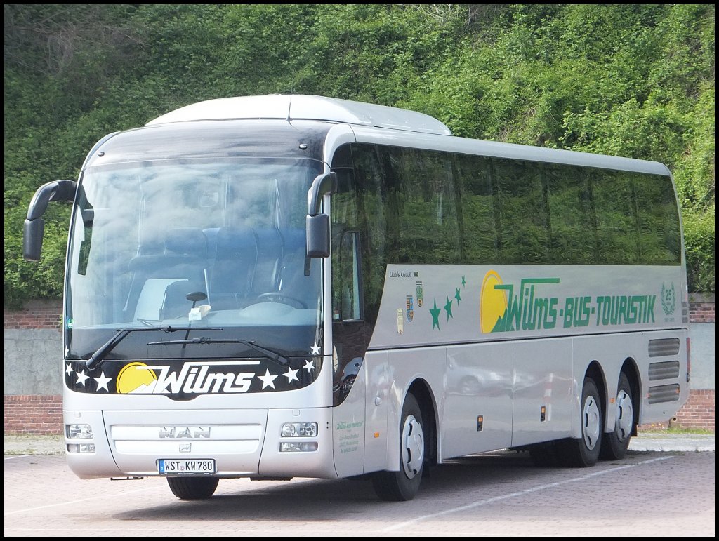 MAN Lion's Coach von Wilms aus Deutschland im Stadthafen Sassnitz.