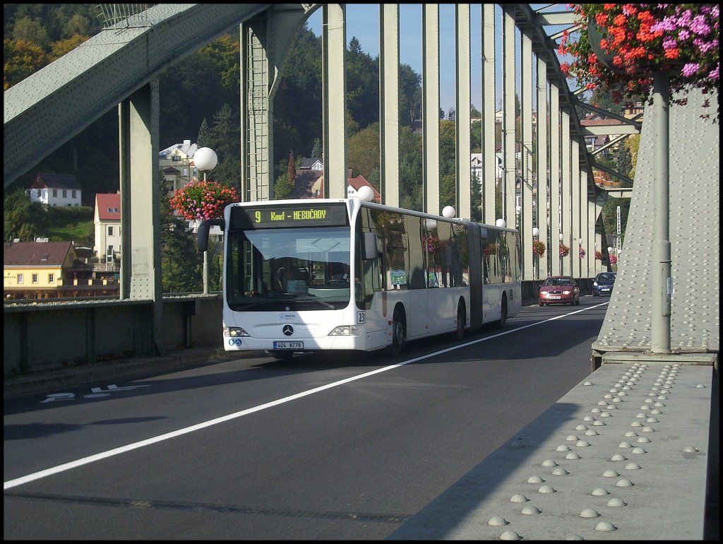 Mercedes Citaro II G von Dopravni podnik mesta Decina a.s. in Dĕčn.