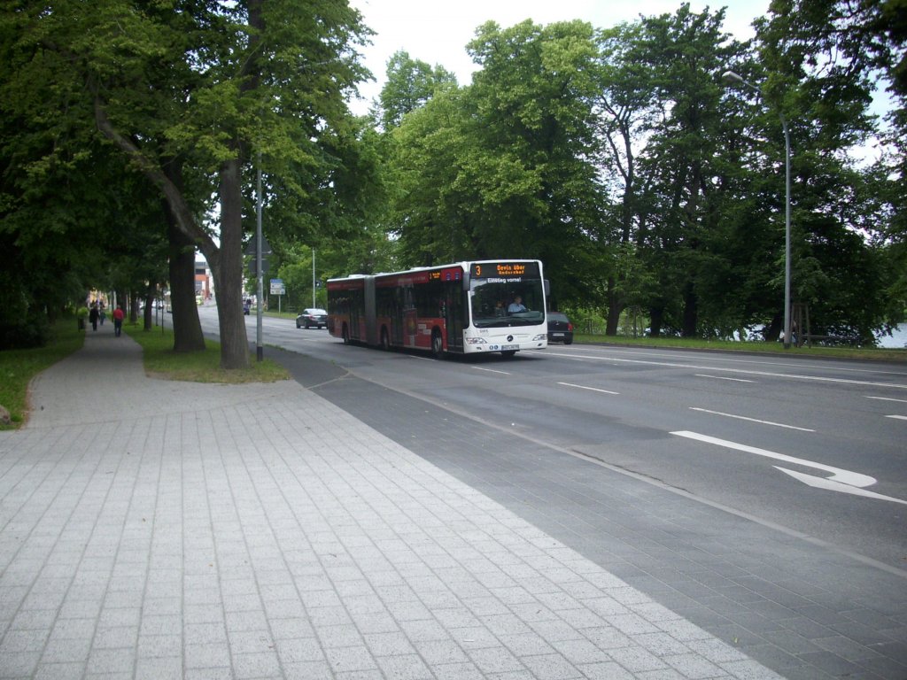 Mercedes Citaro II der Stadtwerke Stralsund (SWS) in Stralsund. 

