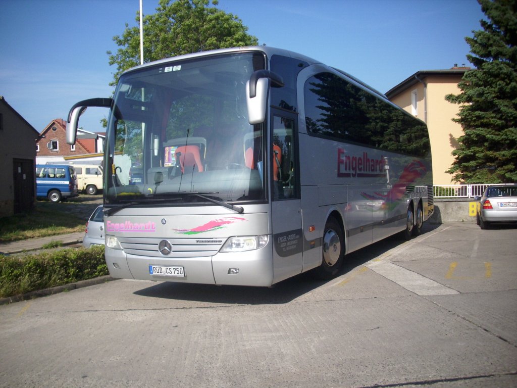 Mercedes Travego von Engelhardt aus Deutschland in Sassnitz.