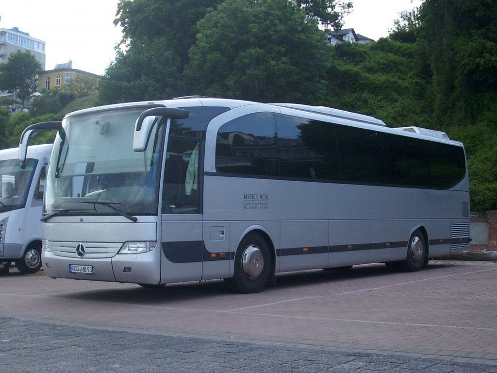 Mercedes Travego von Heike Bs von Rgen aus Deutschland im Stadthafen Sassnitz.