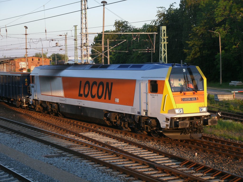 Nicht zu berhren war am Morgen,vom 31.Mai 2011,LOCON-Maxima 401 in Bergen/Rgen.