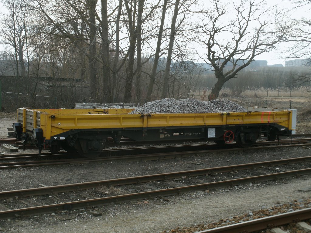 Skl-Gterwagen am 25.Februar 2011 abgestellt in Bergen/Rgen.