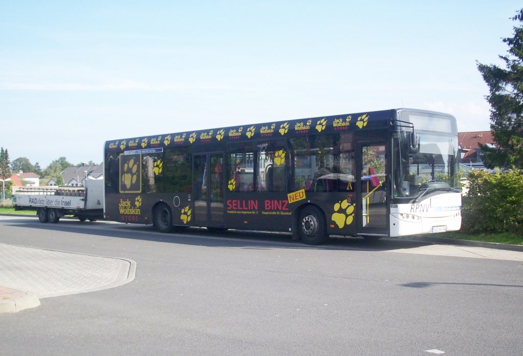 Solaris Urbino 12 der RPNV in Sassnitz.
