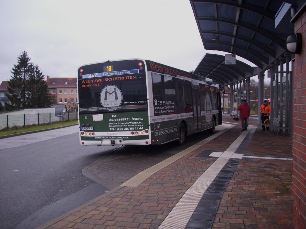 Solaris Urbino 12 der RPNV in Sassnitz. 

