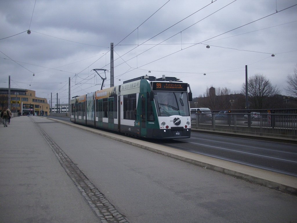 Stra�enbahn in Potsdam der ViP GmbH.