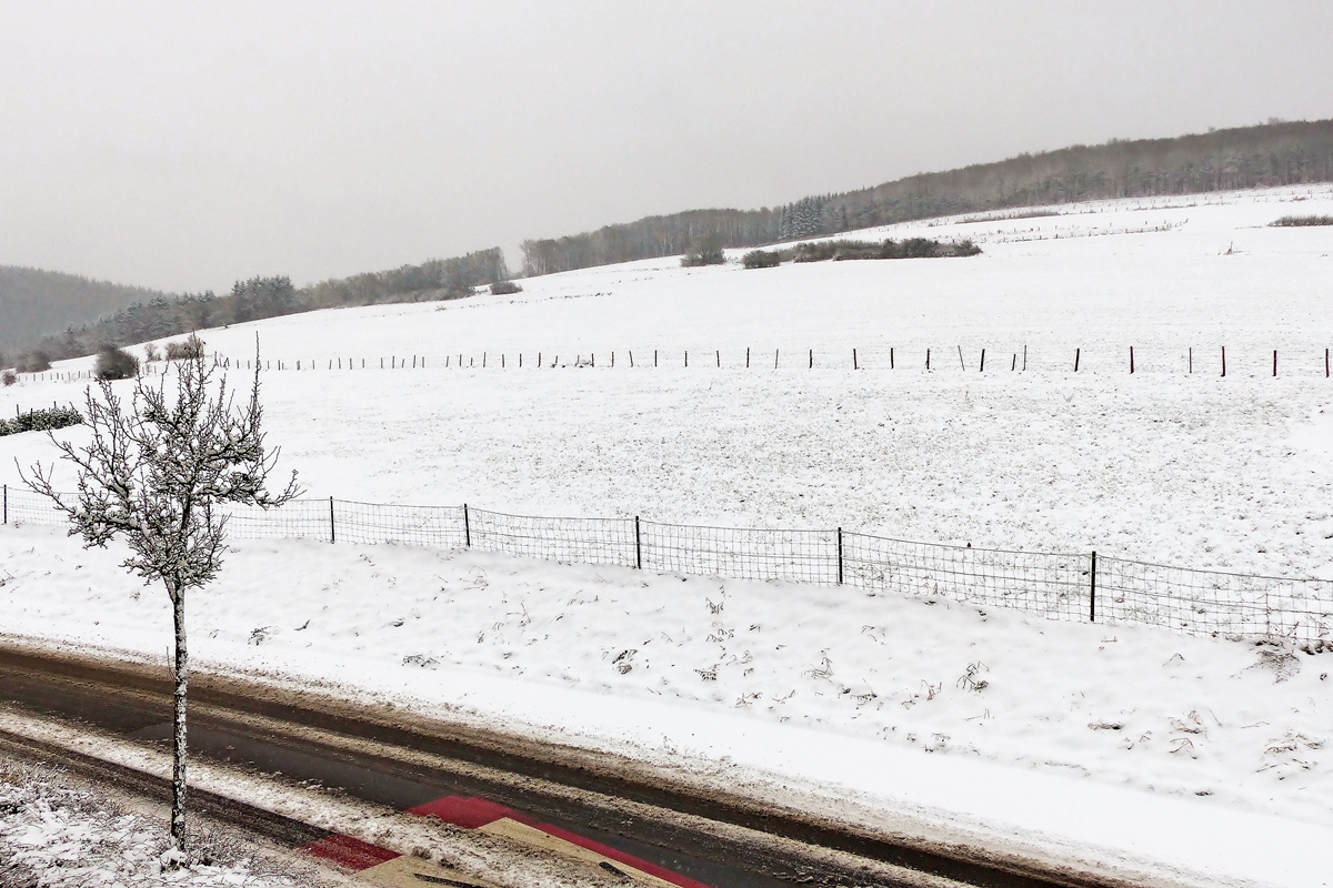 . Winterliche Aussicht in Erpeldange. 24.01.2015 (Jeanny)