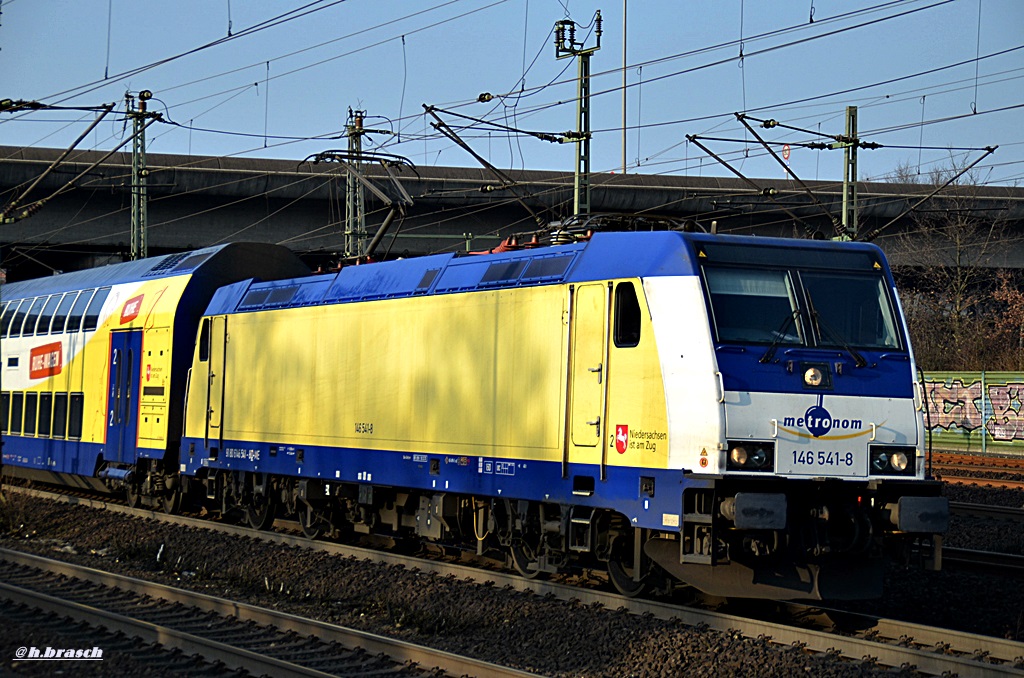 146 541-8 fuhr mit den ME vom bf hh-harburg,richtung lüneburg,19.02.15