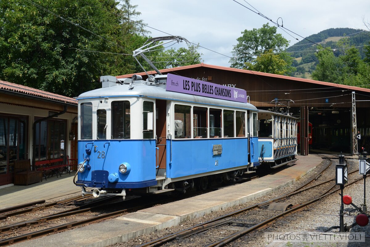 2023-07-16, BC Musée Blonay-Chamby
Automotrices Ce 2/3 28 