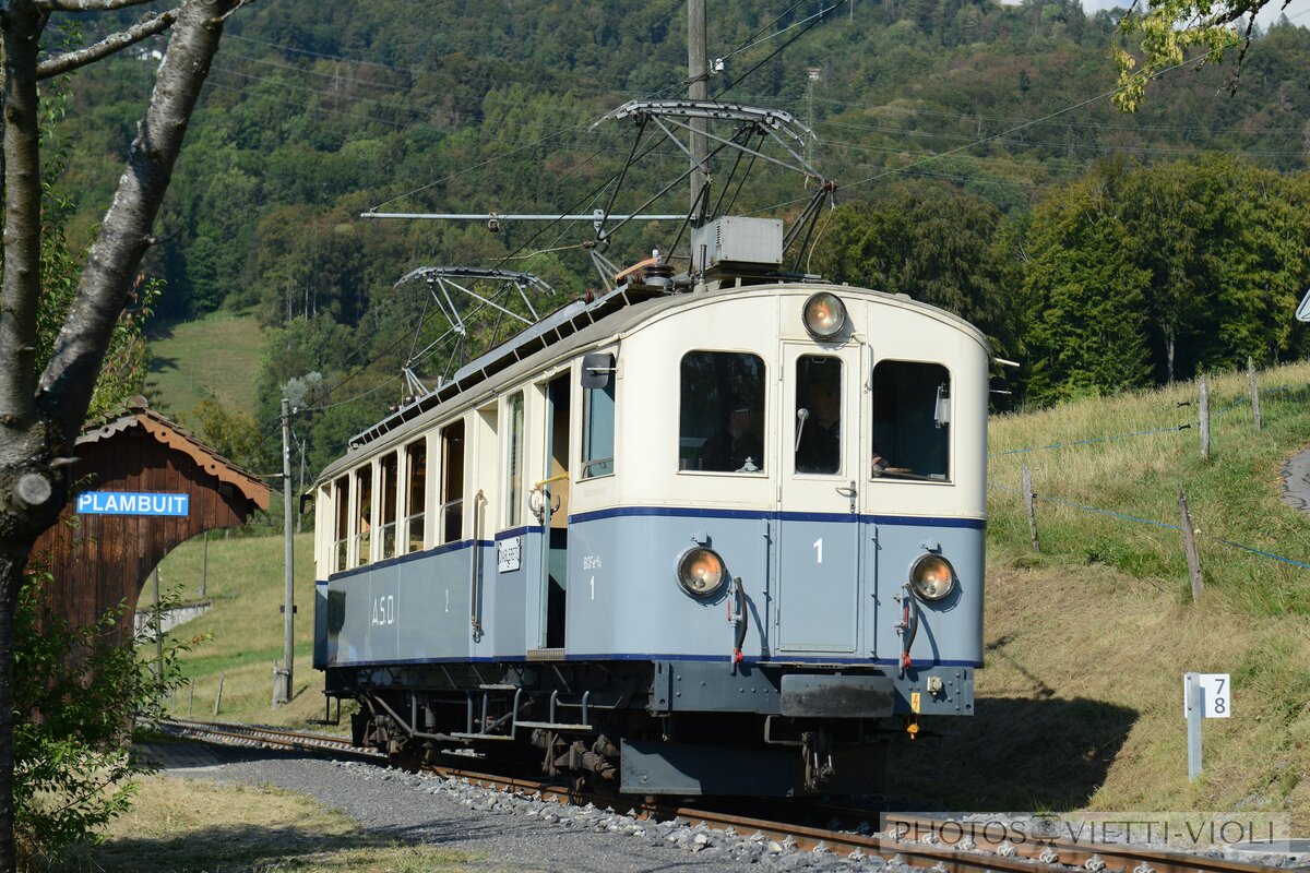 2023-09-09, BC-ASD.Sation Plambuit [Cornaux]
Automotrice BCFe 4/4 1 [Le TransOrmonan]
sur le réseau du chemin de fer musée Blonay Chamby pour Chablais en fête
