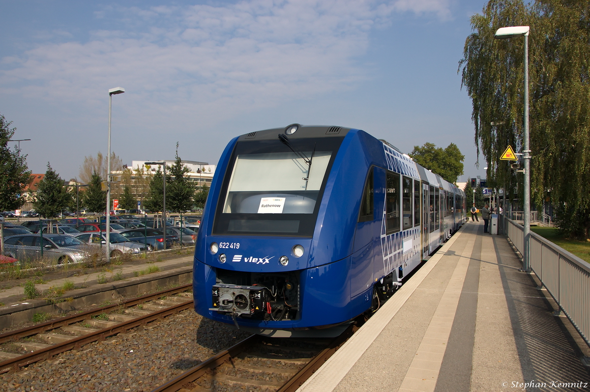 622 419-9 vlexx GmbH als RB51  ODEG  (RB 68868) von Brandenburg Hbf nach Rathenow im Brandenburger Hbf. 16.09.2014