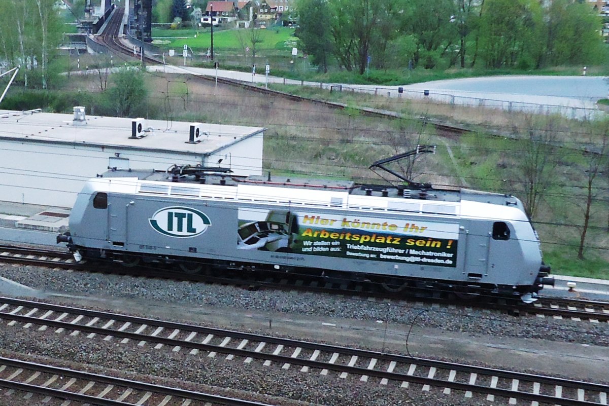 Am 11 April 2014 steht 185 548 in Bad Schandau. 