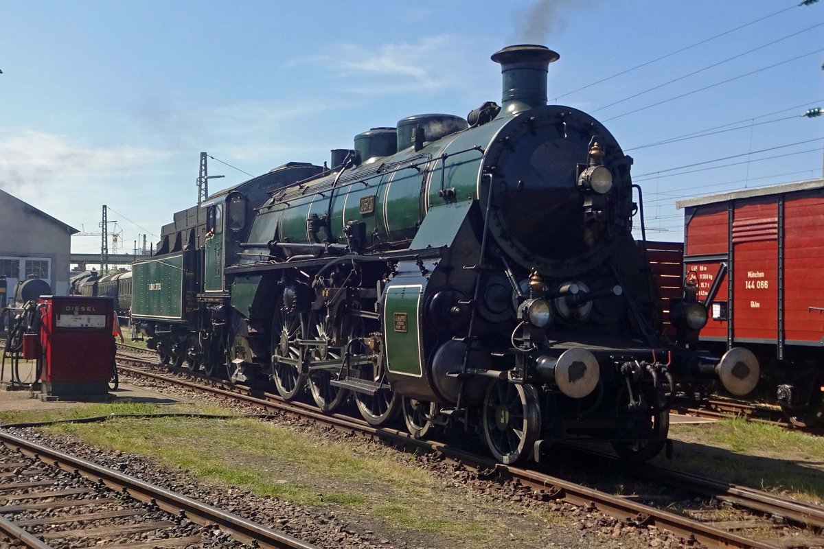 Am 2 Juni 2019 steht der Stolz des BEMs in Nördlingen, die 3673, ins Heimatbw.