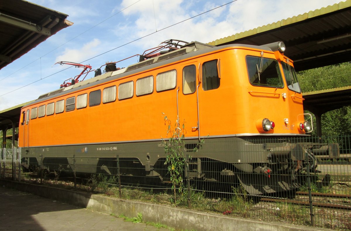 Am 29 Augustus 2014 steht ex-ÖBB 1142 635 in Kaldenkirchen. 