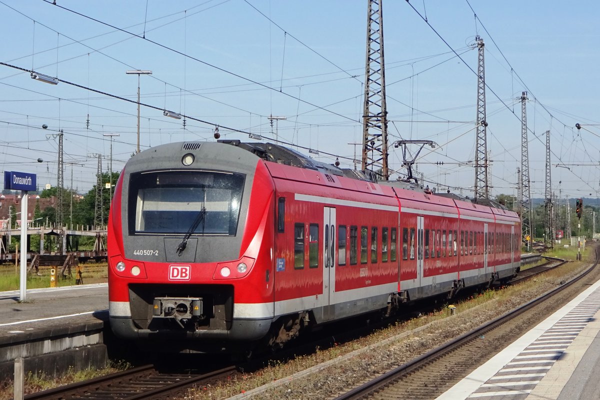 Am 31 Mai 2019 steht 440 507 in Donauwörth. 