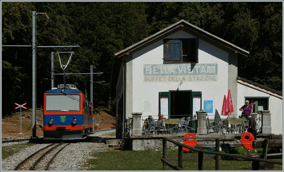 Bella Vista, die Zwischenstation der Monte Generoso Bahn.
13. Sept. 2013