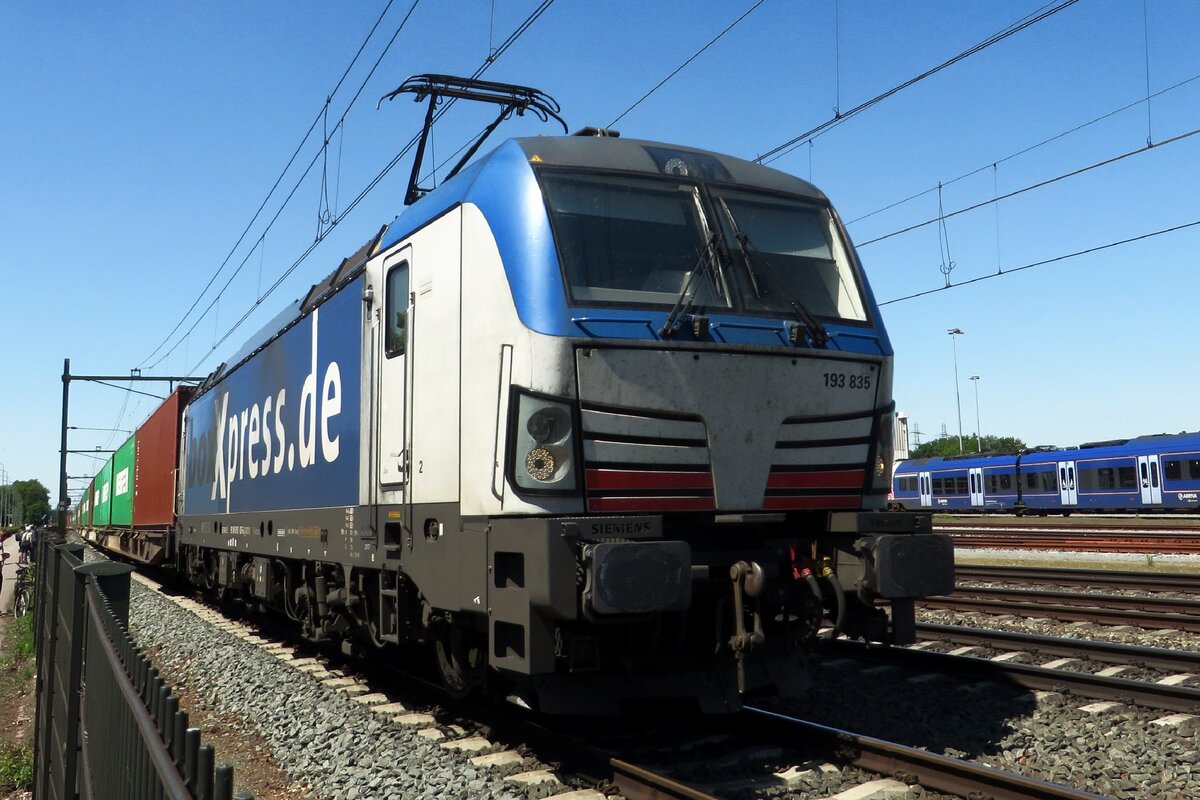 BOxXpress 193 835 durchfahrt am 30 Mai 2021 Blerick.