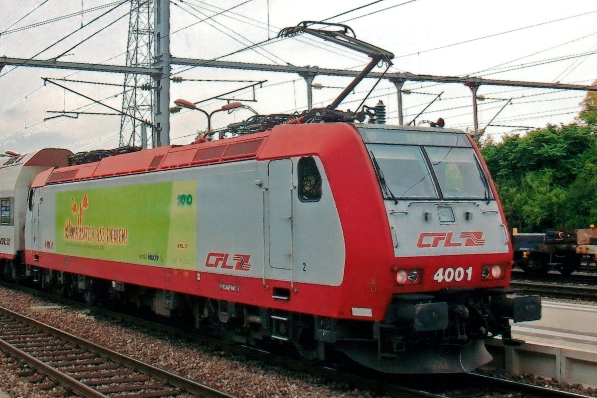 CFL 4001 steht am 1 Juni 2009 in Petange.