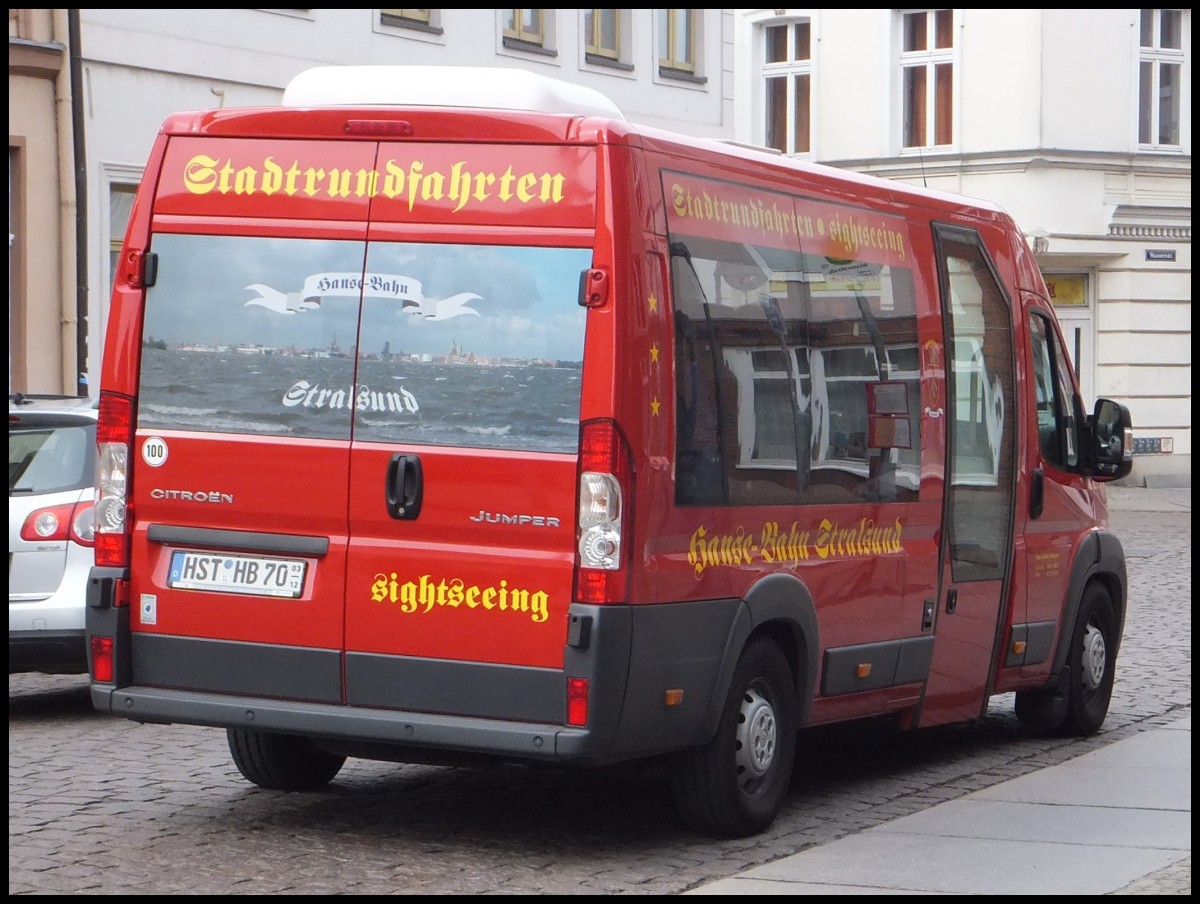 Citroen Jumper von Hanse-Bahn in Stralsund.