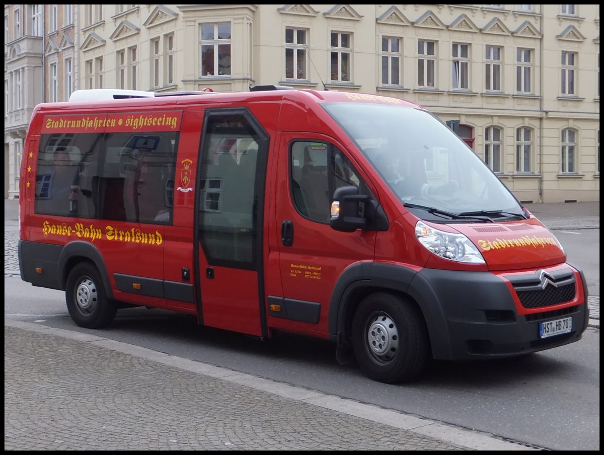 Citroen Jumper von Hanse-Bahn in Stralsund.