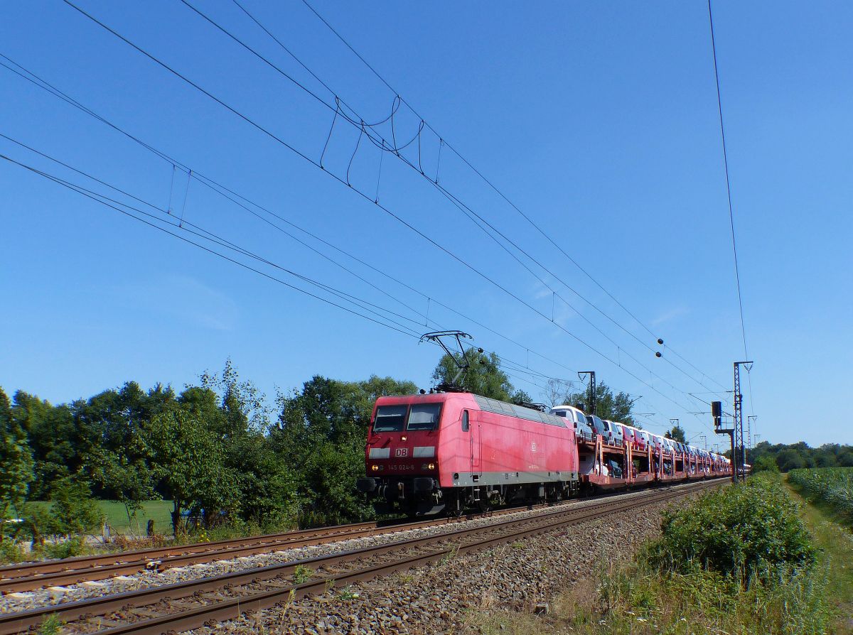 DB Cargo Lok 145 024-6 Devesstra�e, Salzbergen 23-07-2019.

DB Cargo loc 145 024-6 Devesstra�e, Salzbergen 23-07-2019.