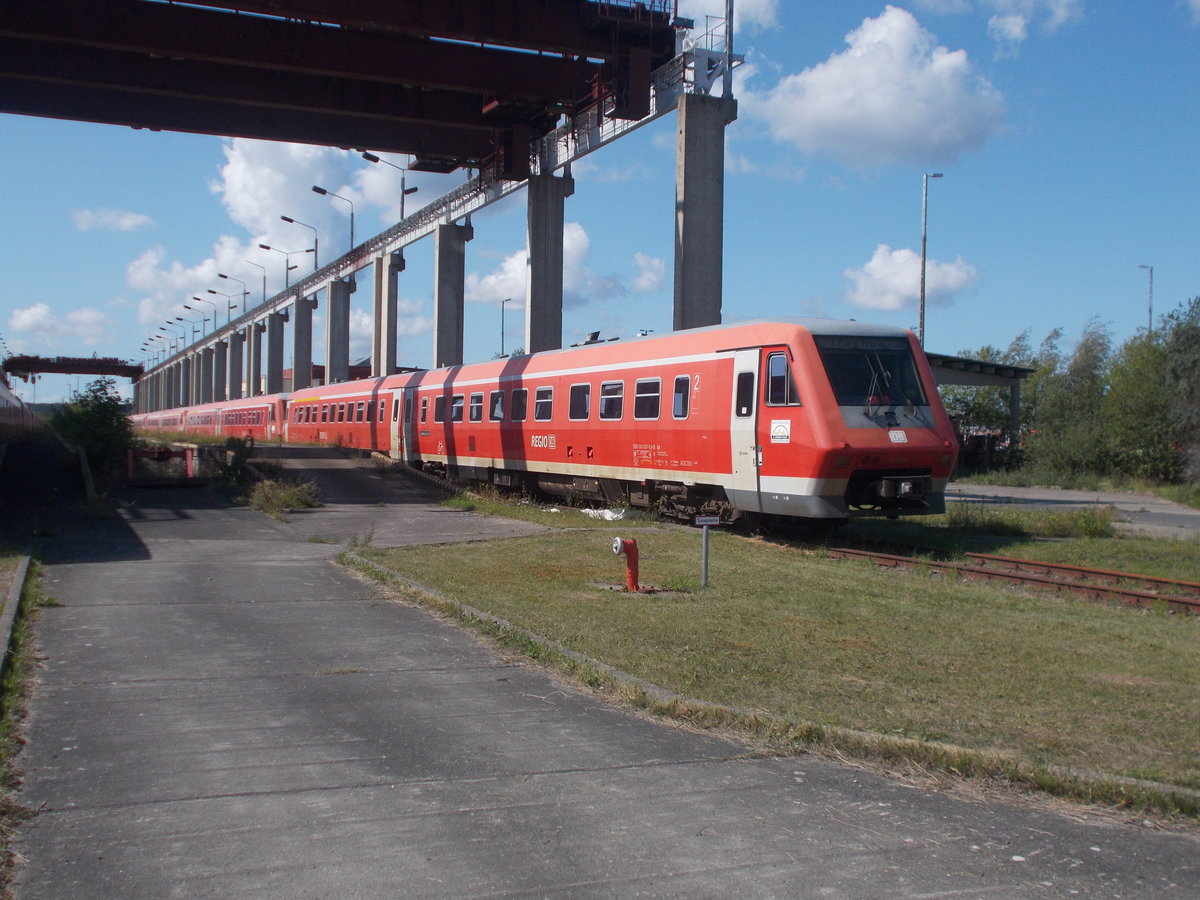 Der 611 007,am 21.August 2019,in Mukran.