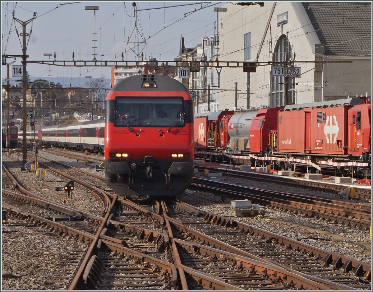 Der Zug kommt... 
Lausanne, 19.12.2021