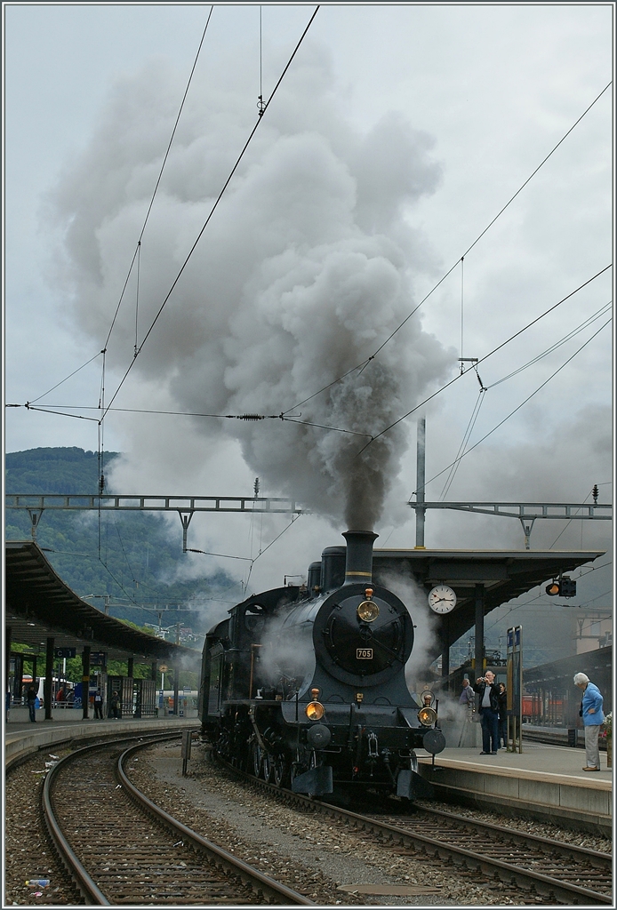 Die SBB A 3/5 N 705 in Olten.
25. Juni 2011